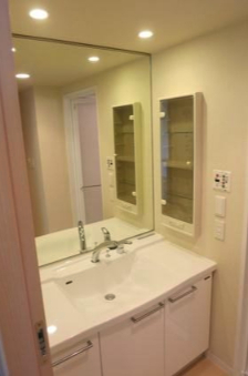 洗面設備　洗面所です