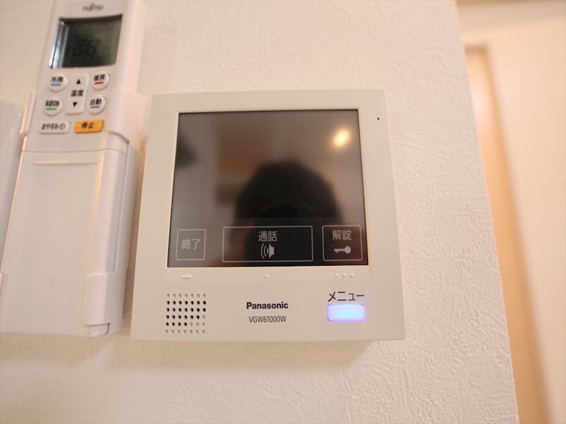 セキュリティ　ＴＶモニター付インターホン完備
