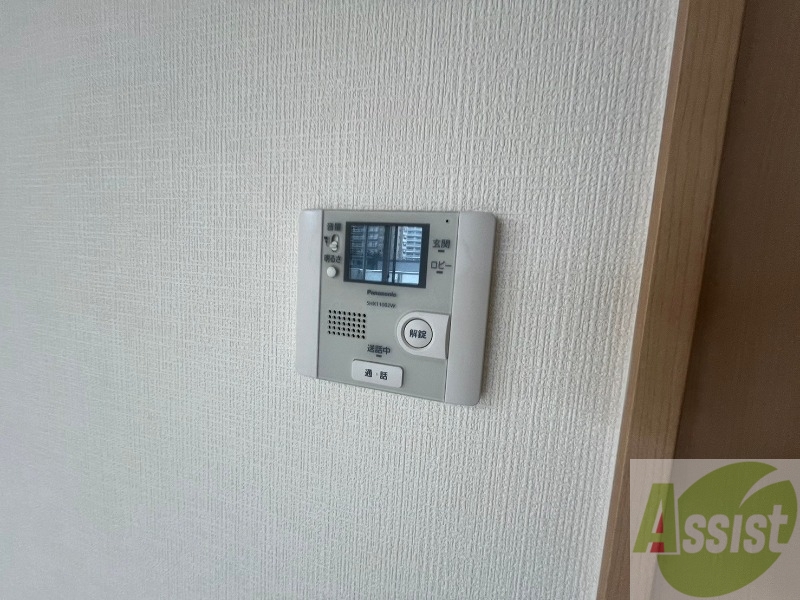 セキュリティ　インターホンで来客確認ができます。安心ですね。