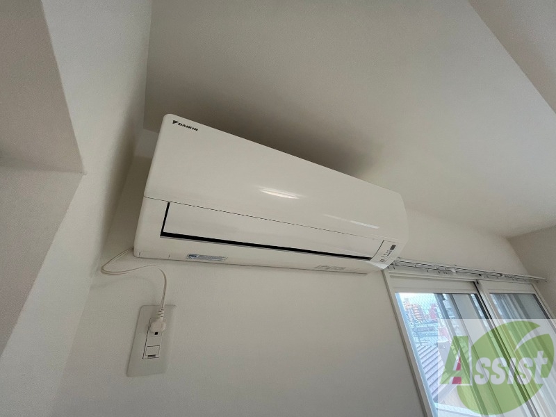 その他設備　エアコンが設置してありますので、寒暖対策もばっちり。