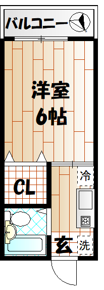 コーポエルムの間取り