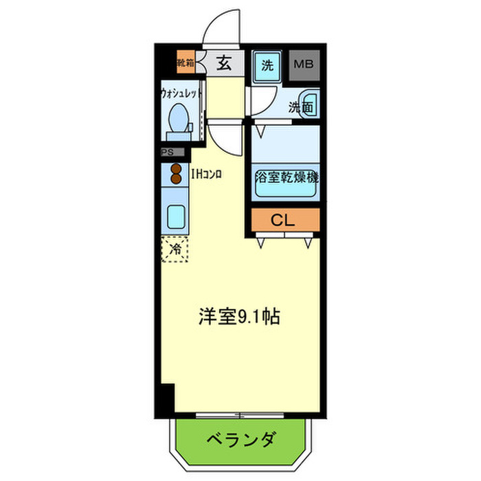 クリスタルエレガンス・EASTの間取り写真