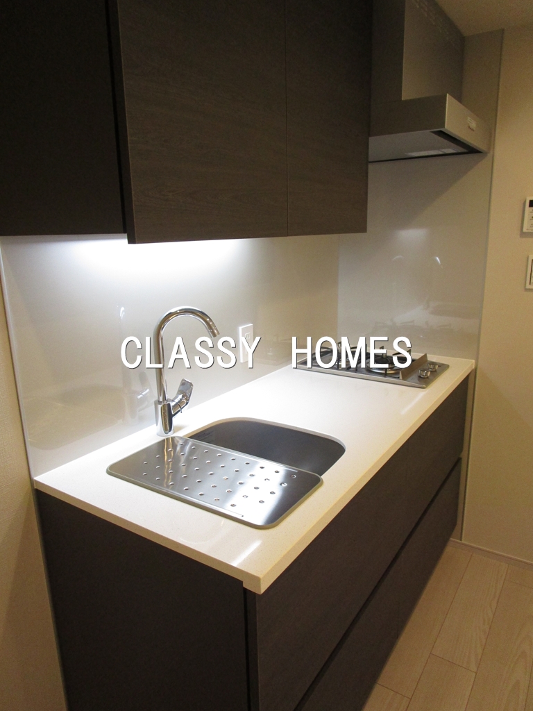 キッチン　2021年竣工　ザ・パークハビオ南大井：キッチン