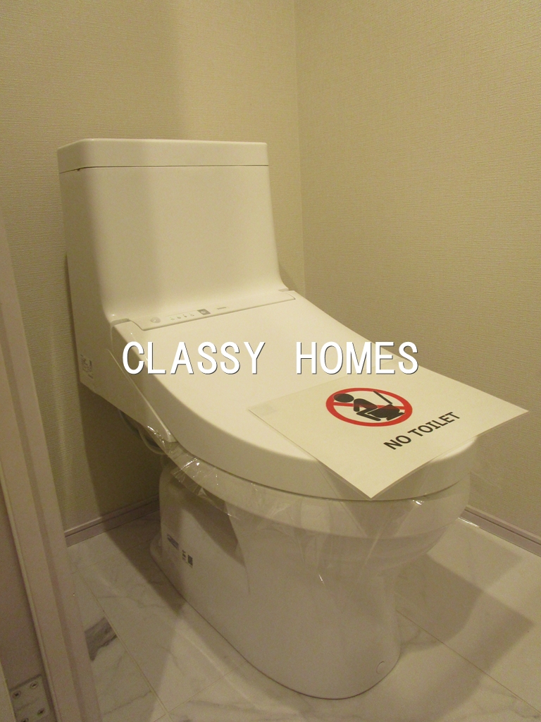 トイレ　2021年竣工　ザ・パークハビオ南大井：トイレ