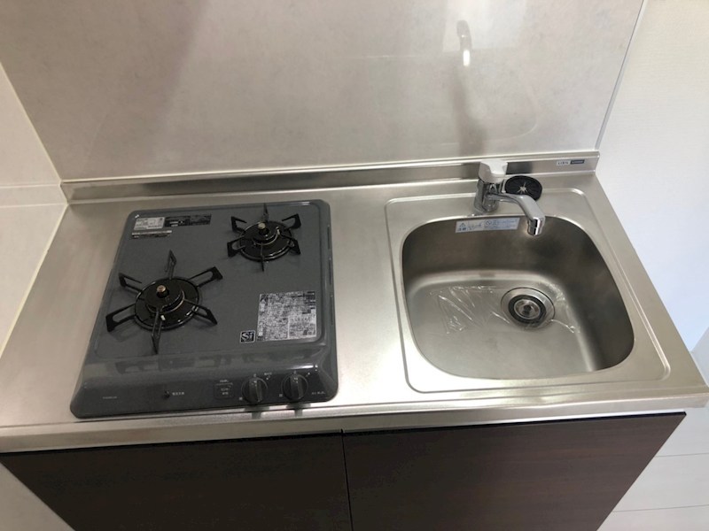 キッチン　2口ガスコンロ