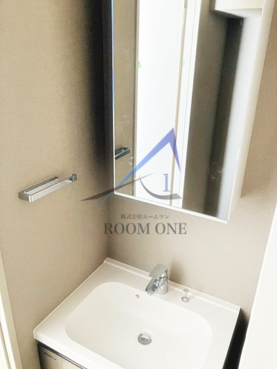 洗面設備　洗面台です。