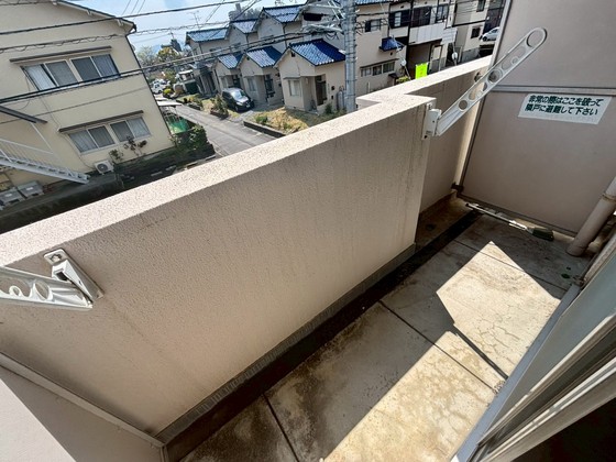 バルコニー　※別部屋の写真です