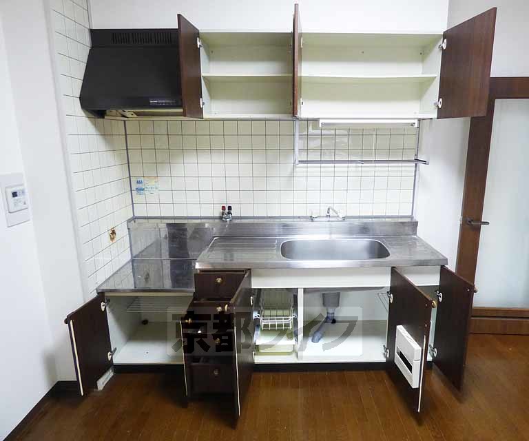 キッチン　ガスコンロ設置可