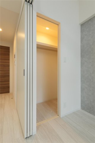 収納　建築中のためモデルルームのお写真です。