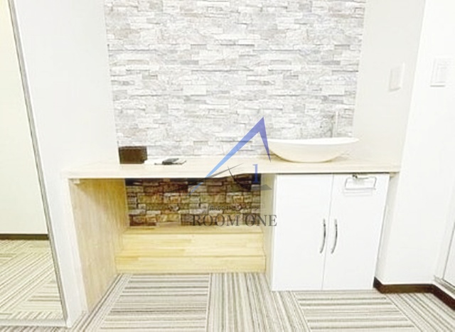 洗面設備　洗面台です。