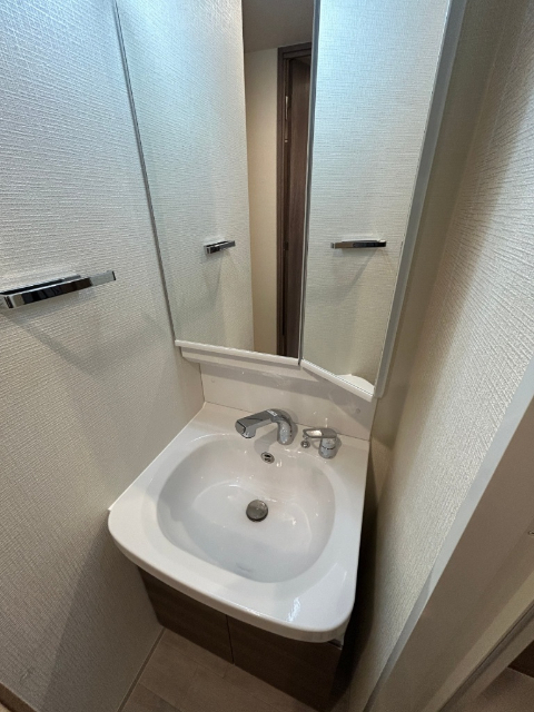 洗面設備　反転タイプです