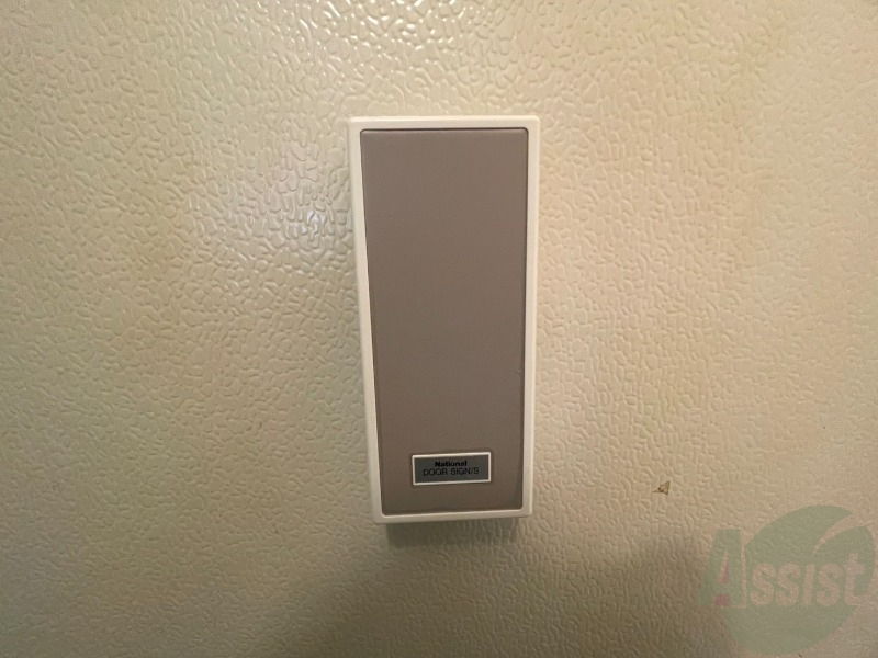 セキュリティ　来客時にはこちらのチャイムが鳴りますよ。