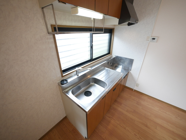 キッチン　★２口コンロ設置可能なシンクの大きなキッチンです★