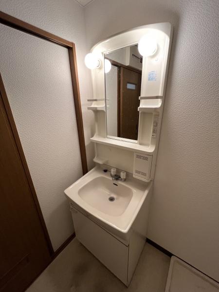 洗面設備　便利なシャンプードレッサー付き