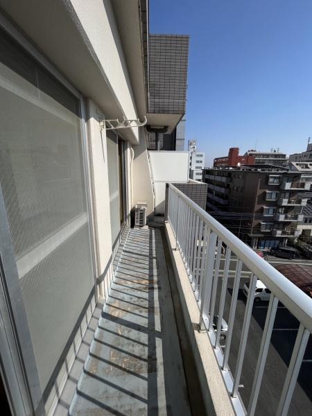 バルコニー　日当たりいいです！