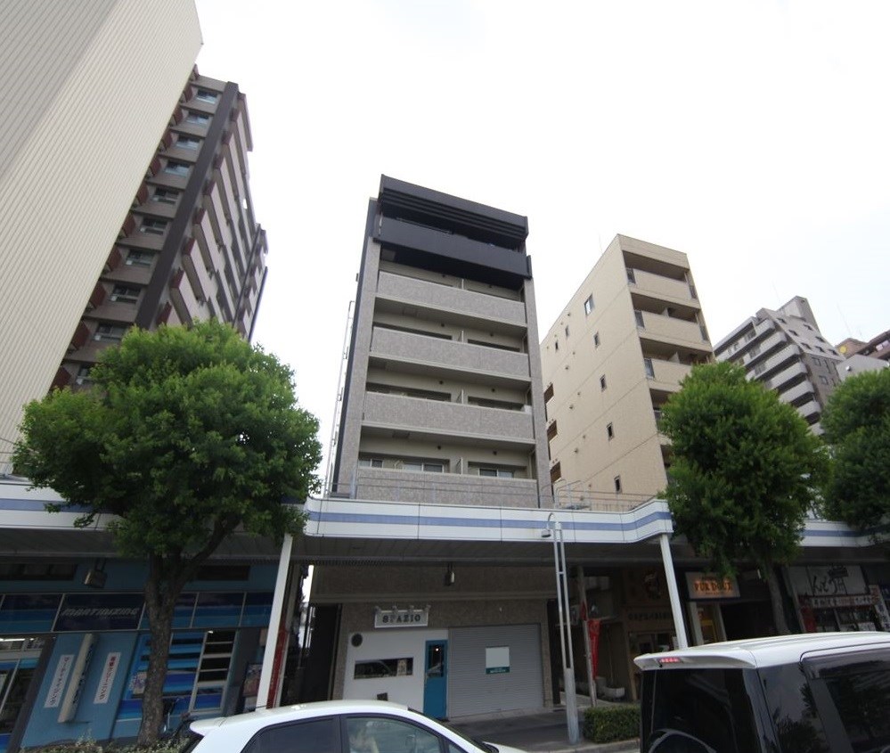 建物外観　外観　オートロック　防犯カメラ　外壁タイル張り