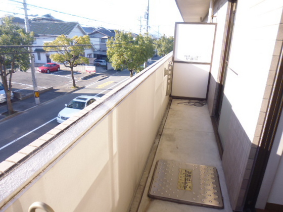 バルコニー　※別部屋の写真です