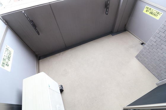 バルコニー　※別部屋の写真です