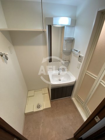 洗面設備　アプリーレ中之島　洗面脱衣所