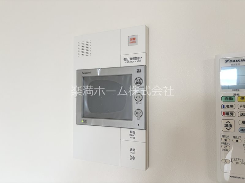 セキュリティ　モニターホンで安心♪