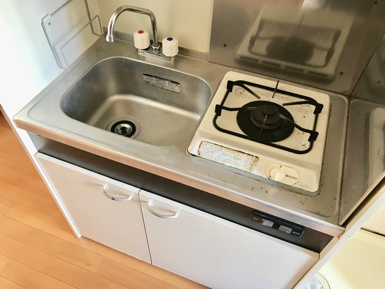 キッチン　●1口ガスコンロ付きのキッチン！