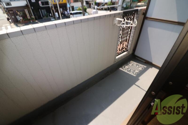 バルコニー　通風良好です