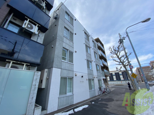 建物外観　札幌市北区北１４条西「ＲＩＲＵＪＹＵ　ＨＯＫＵＤＡＩＭＡＥ」