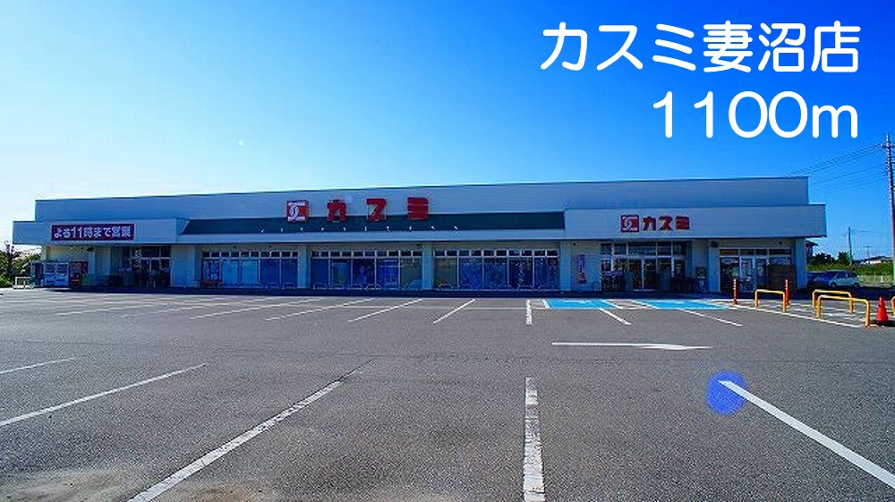 その他　カスミ　妻沼店まで1100m