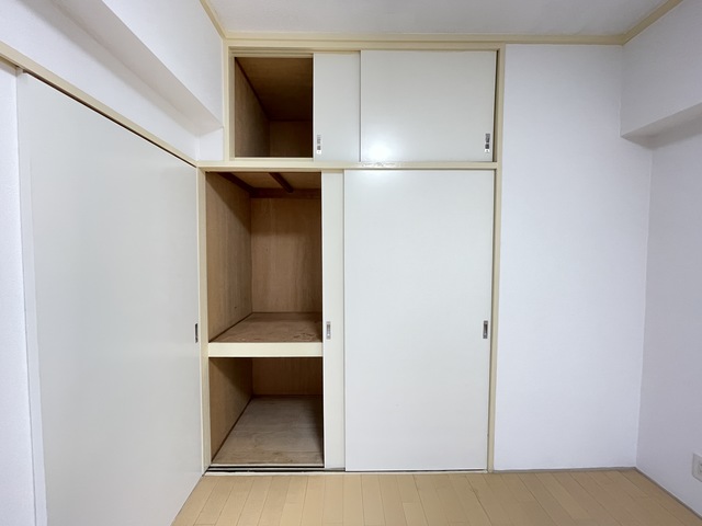 収納　奥行のある収納付です！増えがちな荷物をもスッキリ収納できます