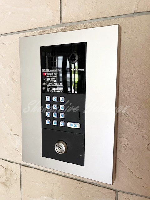 セキュリティ　モニター付きインターホン♪