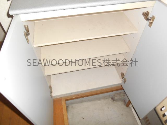 収納　靴が多くても収納できます