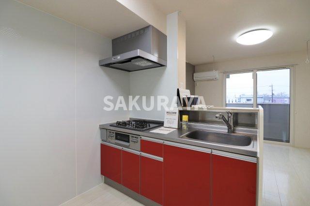 キッチン　2022年撮影。現況と異なる場合がございます。