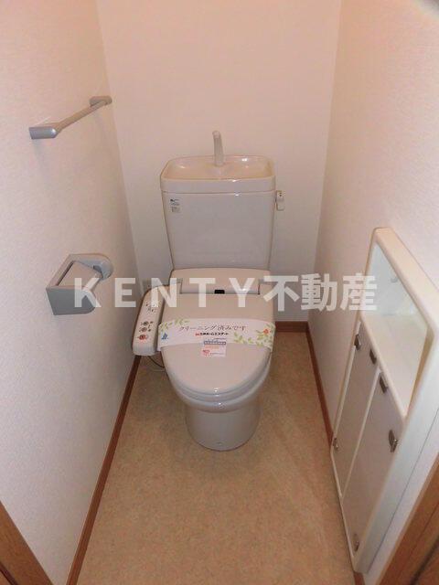 トイレ　ゆったりとした空間のトイレです
