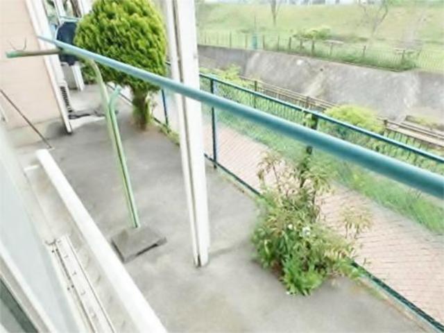バルコニー　お洗濯もバッチリ