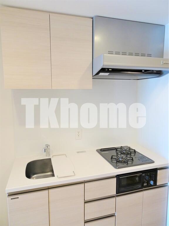 キッチン　2口ガスコンロシステムキッチン