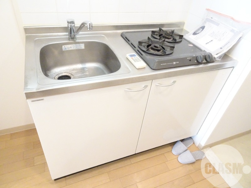 キッチン　２口コンロのシステムキッチン♪