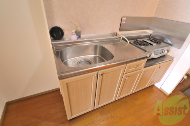 キッチン　調理のしやすい　広々キッチン