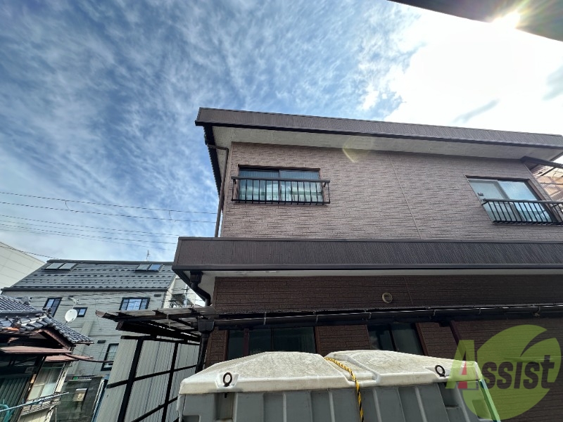 眺望　晴れた日には空の景色が綺麗に見えそうですね。