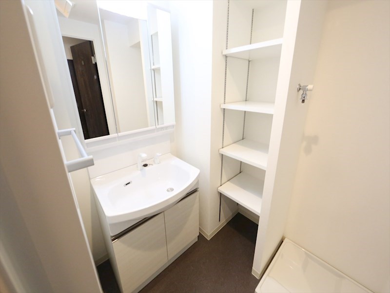 洗面設備　脱衣所　独立洗面台（シャンプードレッサー付）