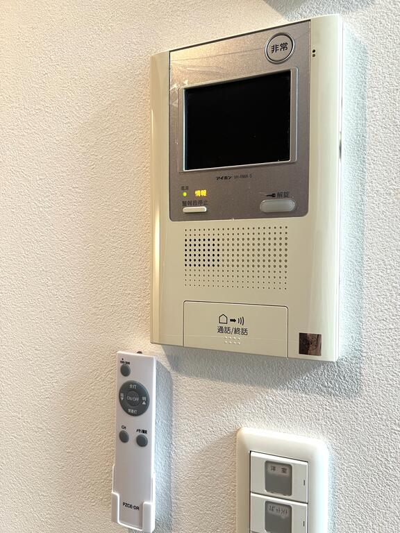 セキュリティ　オートロックとモニタ付インタホンでセキュリティも安心です