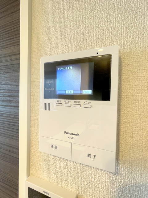 セキュリティ　★オートロック連動カラーモニターホン★