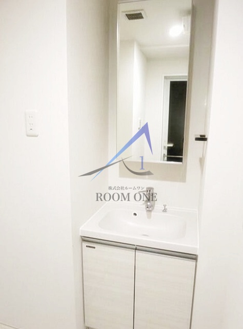 洗面設備　洗面台です。