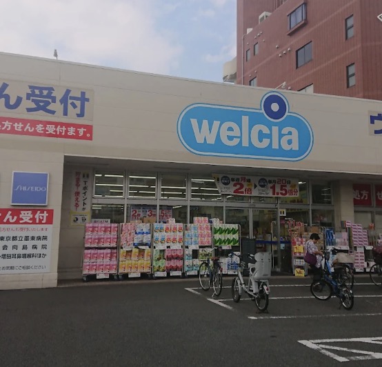 ドラックストア　ウエルシア墨田八広店（ドラッグストア）まで397m