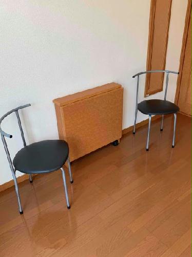 その他　机と椅子が付いていて便利です♪