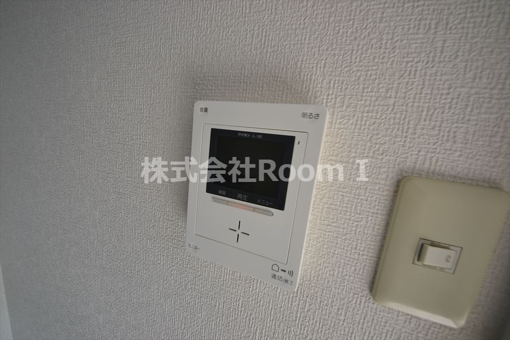 セキュリティ　モニター付インターフォンです。