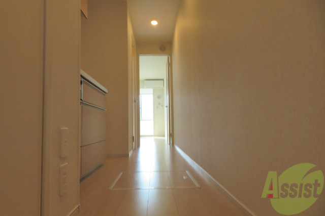 玄関　玄関から撮影しました。明るい雰囲気で気分も上がりますね。