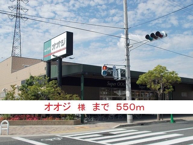 スーパー　オオジ様（スーパー）まで550m