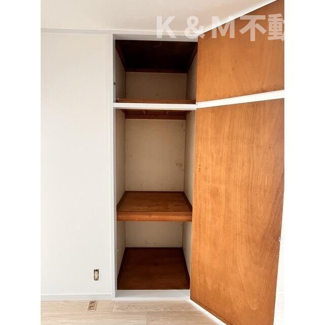 収納　十分な収納スペースがあります