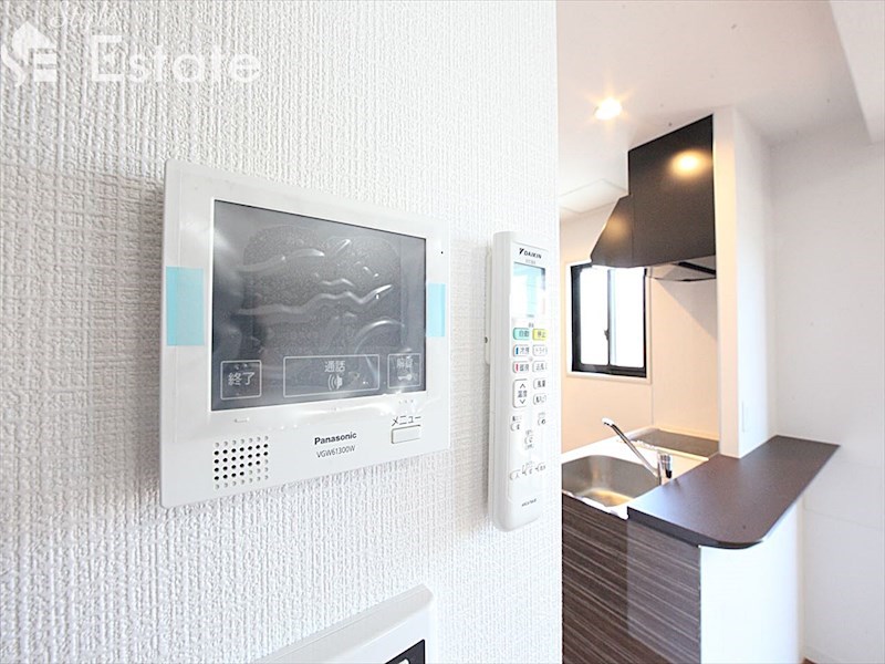 セキュリティ　モニター付きインターホン