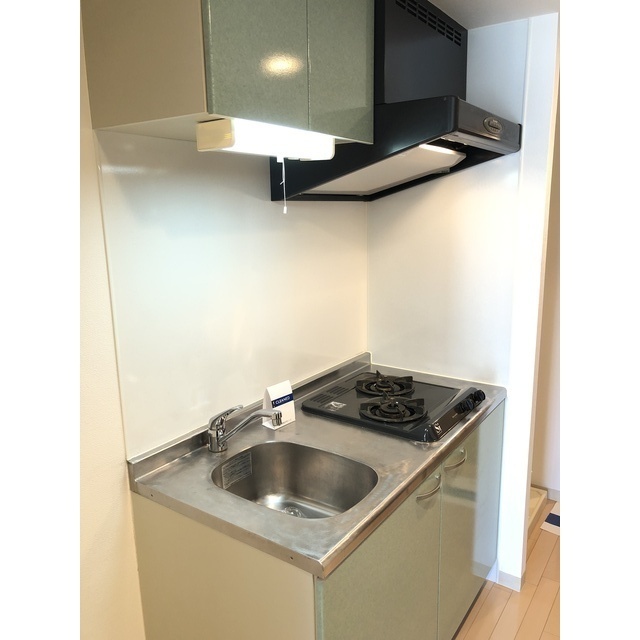 キッチン　2口ガスコンロ付き